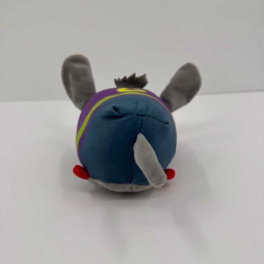 Chuck E Cheese Stackable Plush Mouse Mascot Purple Green Blue C Logo